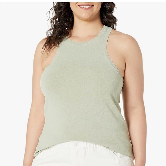 The Drop Women's Gina Fitted Sleeveless High-Neck Cut-In Sweater Tank - Picture 4 of 6